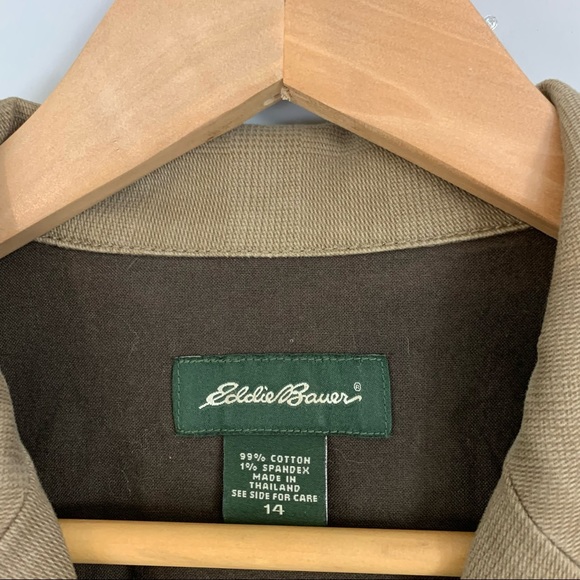 Eddie Bauer Blazer Jacket Coat Suit Sports Brown 14 - Picture 3 of 9